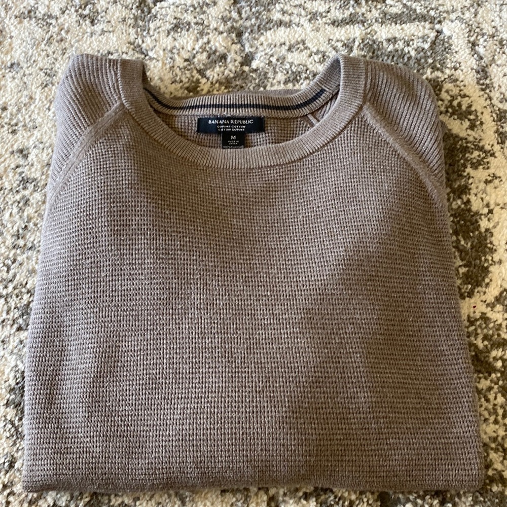Banana Republic Supina cotton crewneck